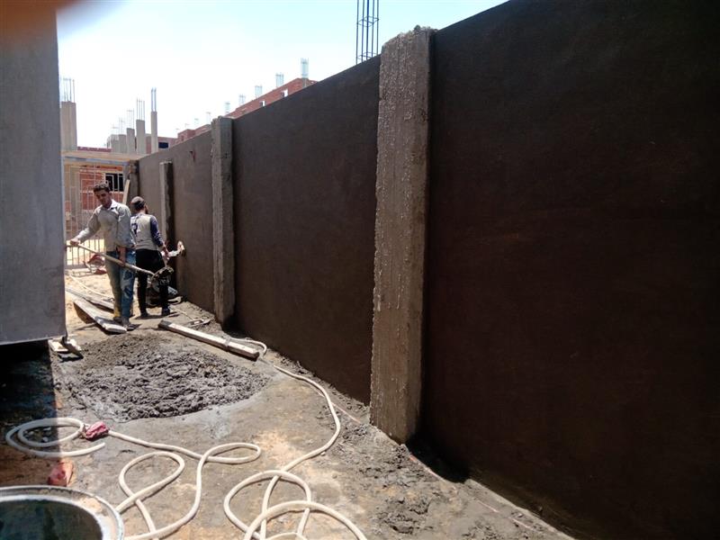 Construction stage Wall Building works
