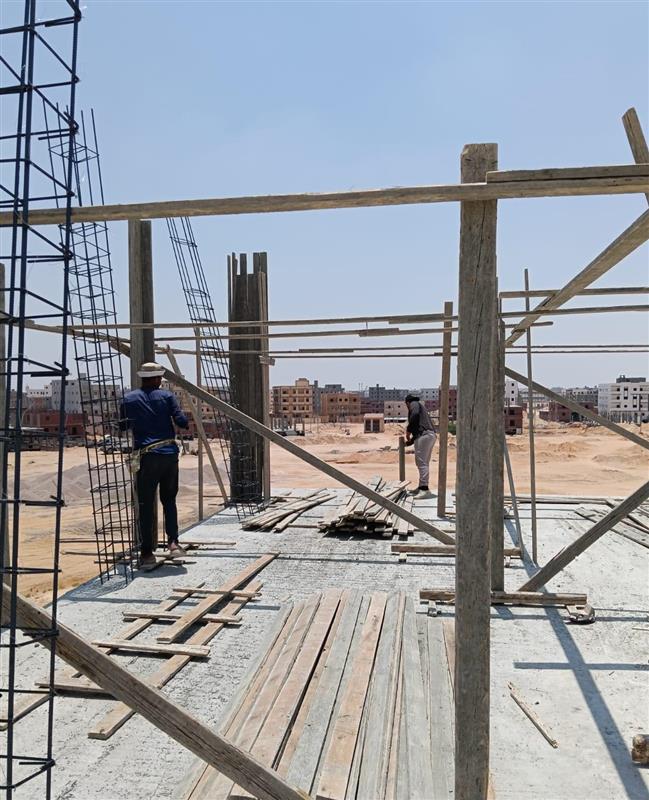 Construction stage Third floor columns