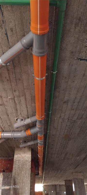 Construction stage Plumbing works