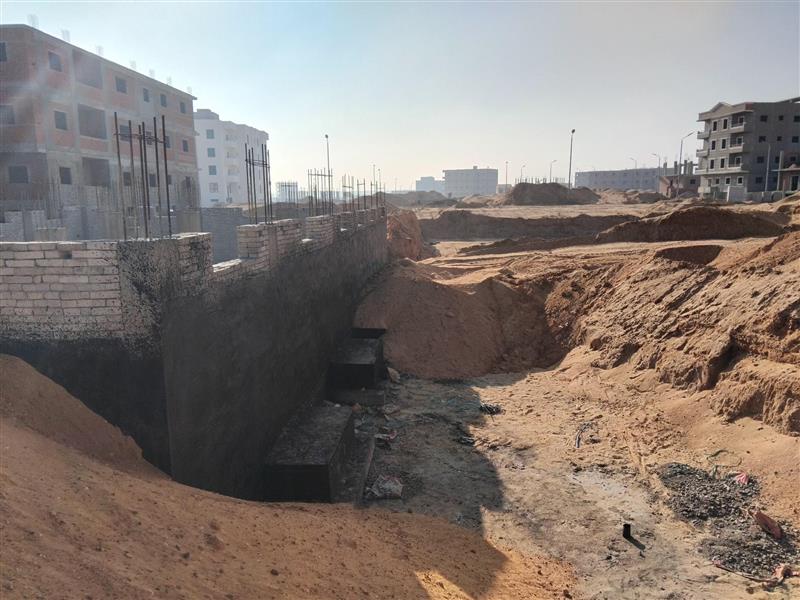 Construction stage Footings insulation