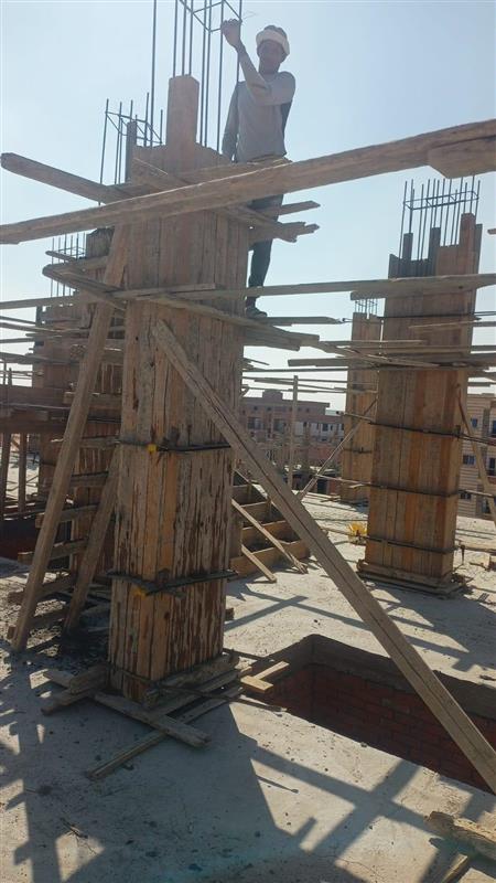 Construction stage Third floor columns