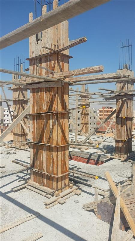 Construction stage Third floor columns