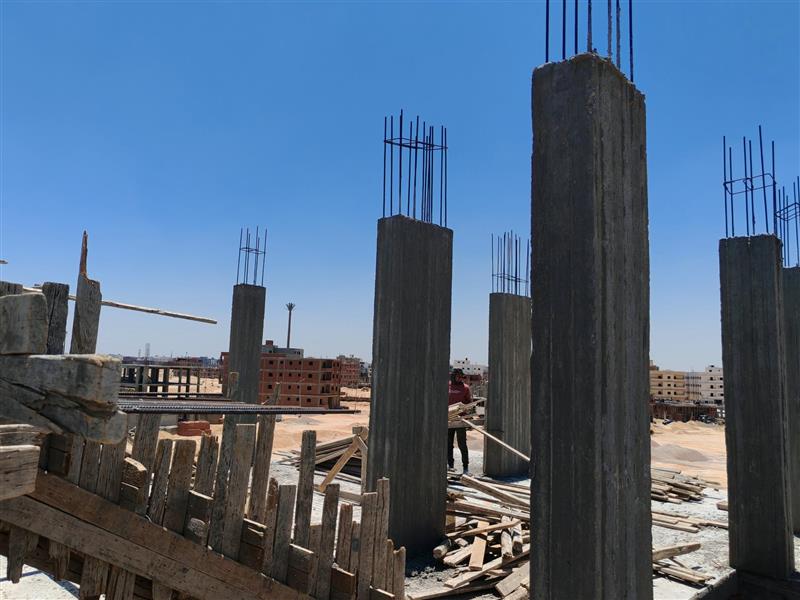 Construction stage Third floor columns