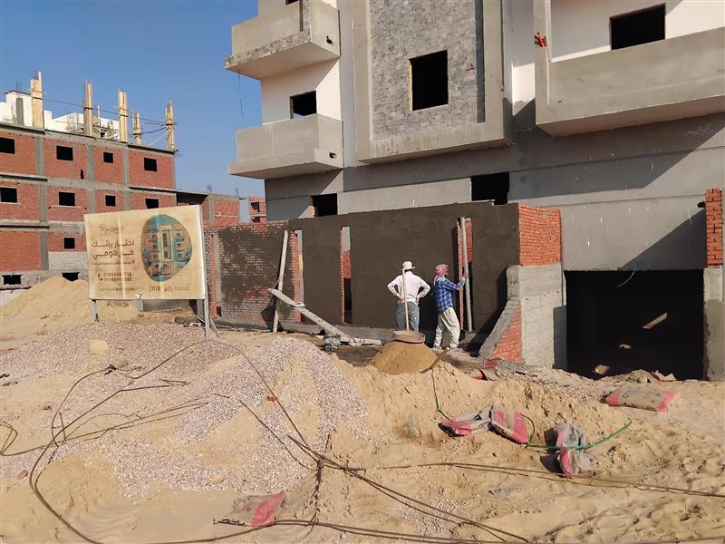 Construction stage Wall Building works