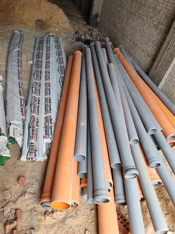 Construction stage Plumbing works