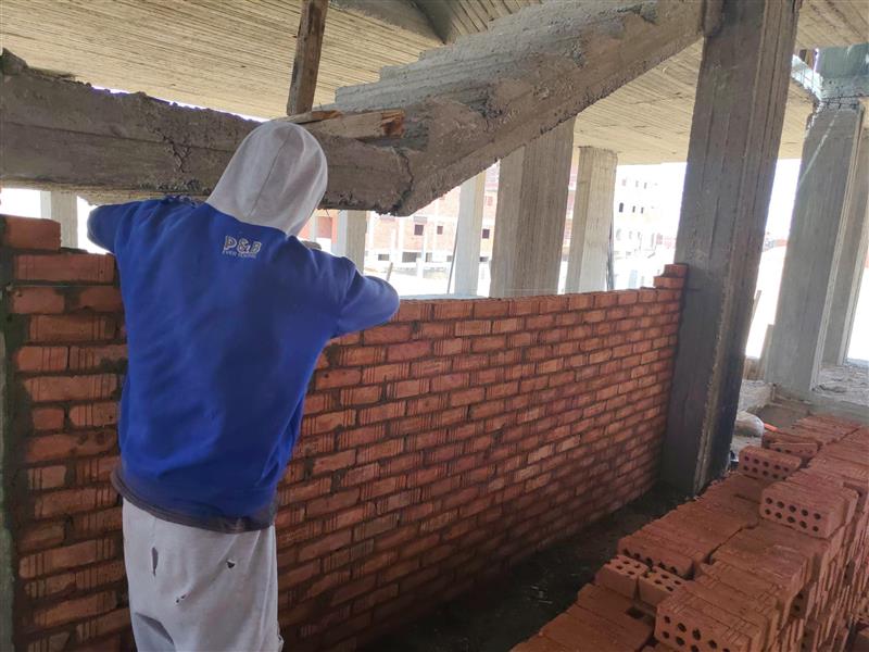 Construction stage Ground floor walls