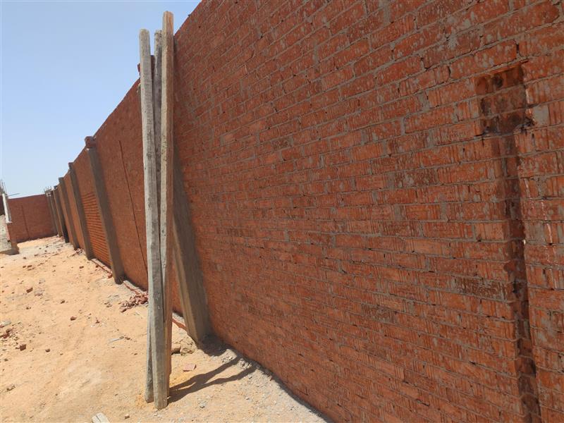 Construction stage Wall Building works