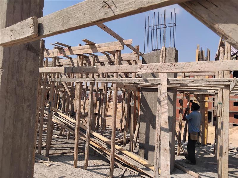 Construction stage First floor slab