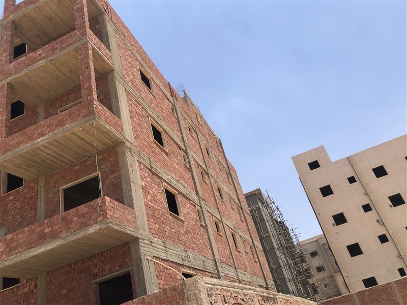 Construction stage Wooden door frames