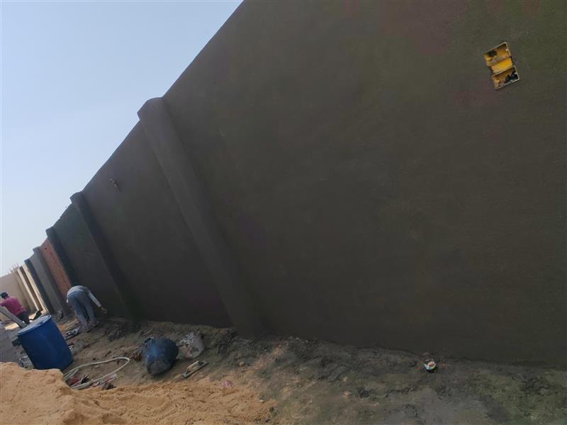 Construction stage Wall Building works