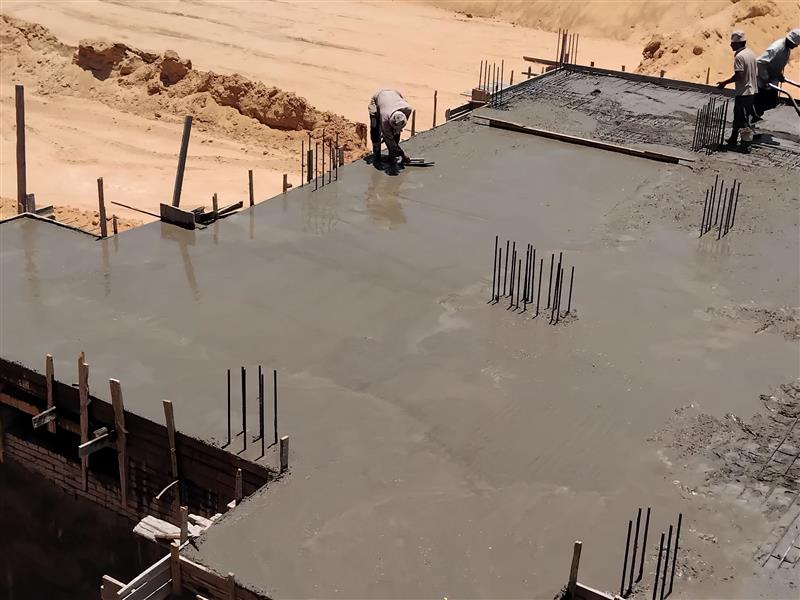 Construction stage Basement slab