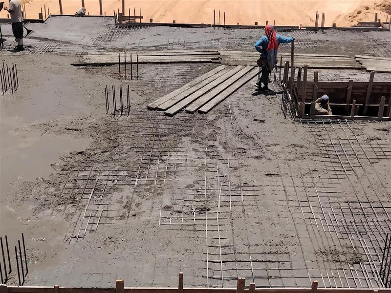 Construction stage Basement slab