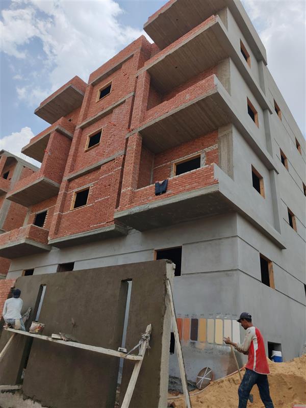 Construction stage Wall Building works