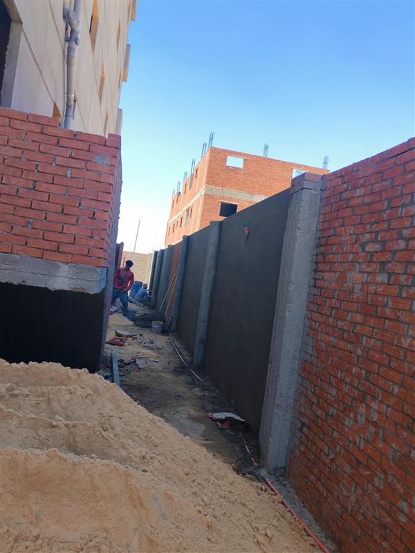 Construction stage Wall Building works