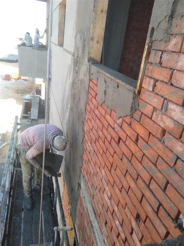 Construction stage Plaster and putty
