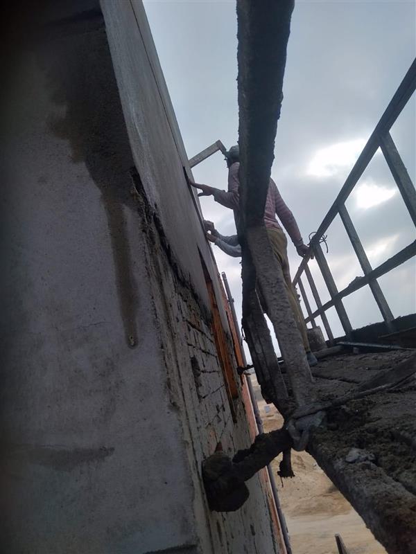 Construction stage Plaster and putty