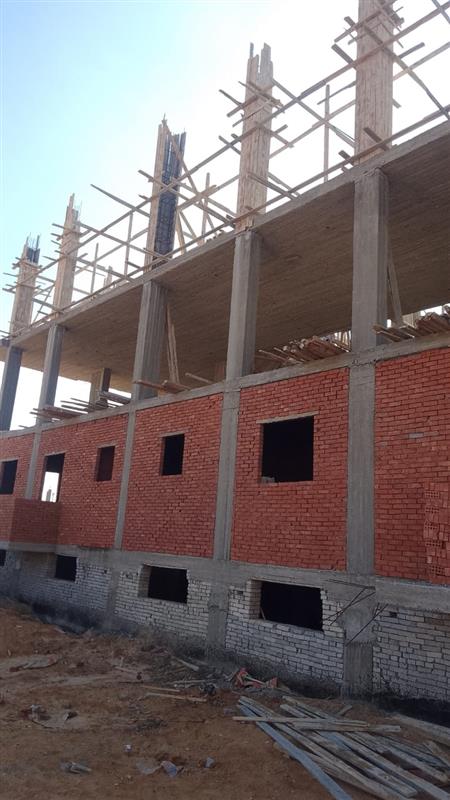 Construction stage Second floor columns