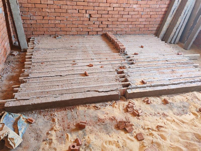 Construction stage Ground floor walls