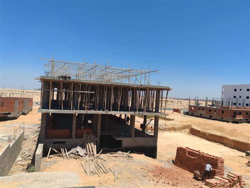 Construction stage Second floor columns