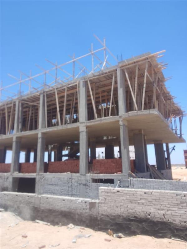 Construction stage Second floor columns