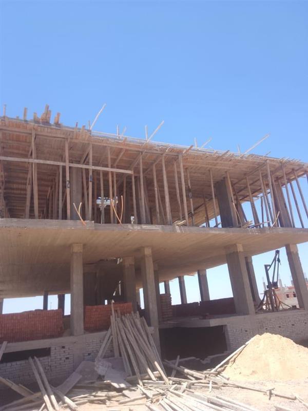 Construction stage Second floor columns
