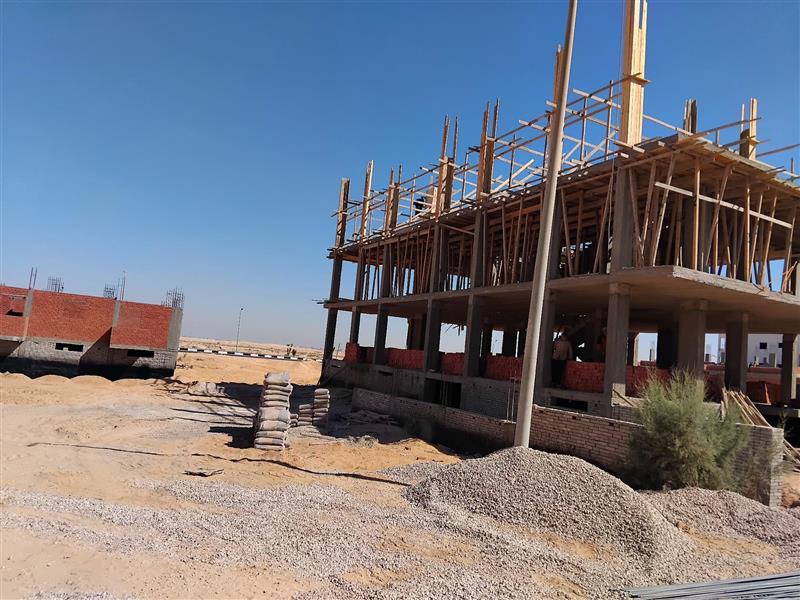 Construction stage Second floor columns