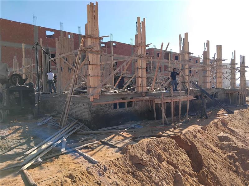 Construction stage Ground floor columns