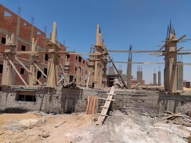 Construction stage Ground floor columns