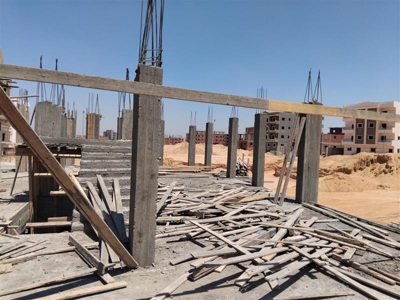 Construction stage Ground floor columns