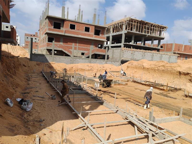 Construction stage Plain foundations