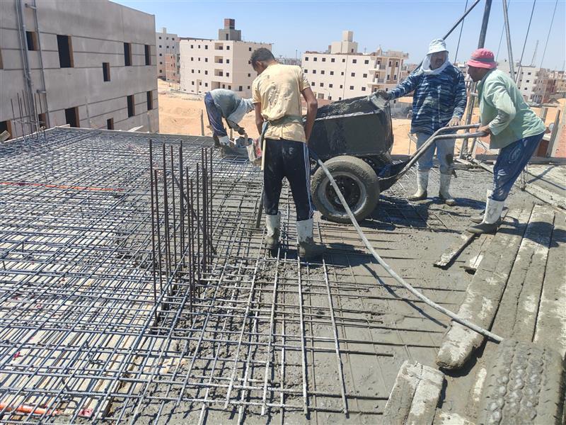 Construction stage Second floor slab