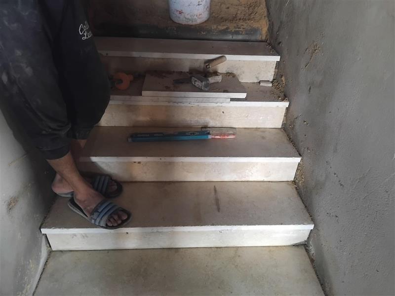 Construction stage Marble works