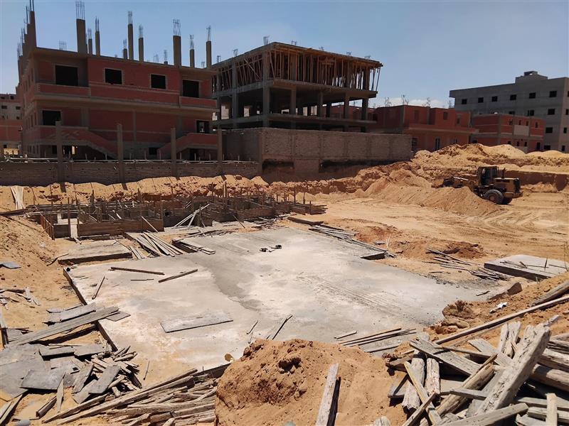 Construction stage Reinforced foundations