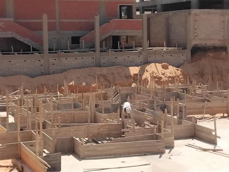 Construction stage Reinforced foundations