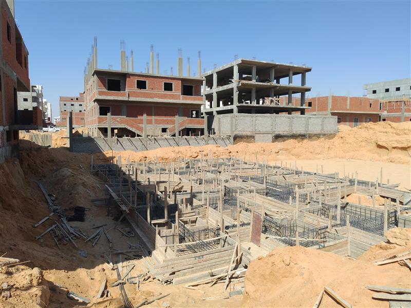 Construction stage Reinforced foundations