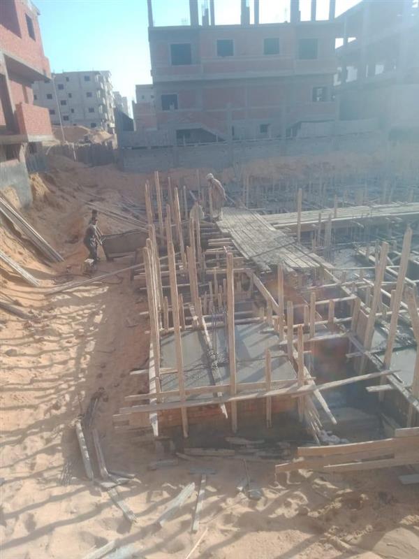Construction stage Reinforced foundations