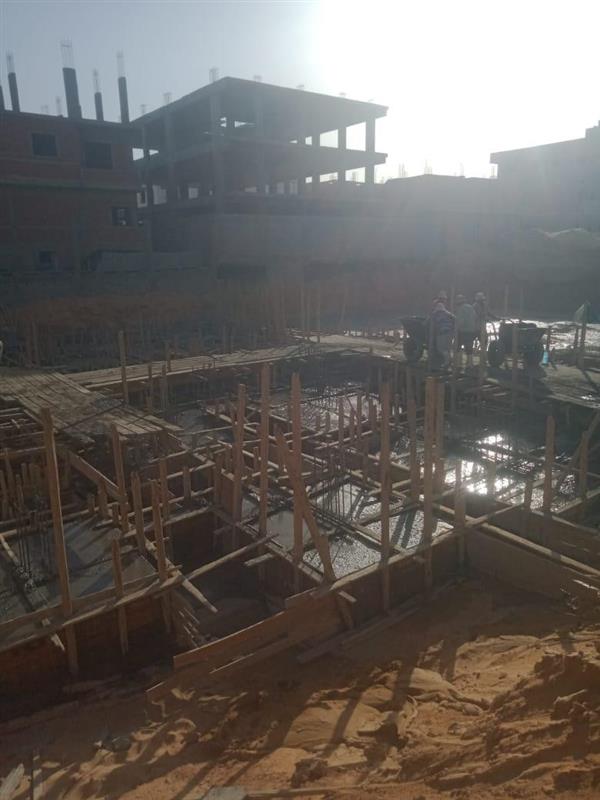 Construction stage Reinforced foundations