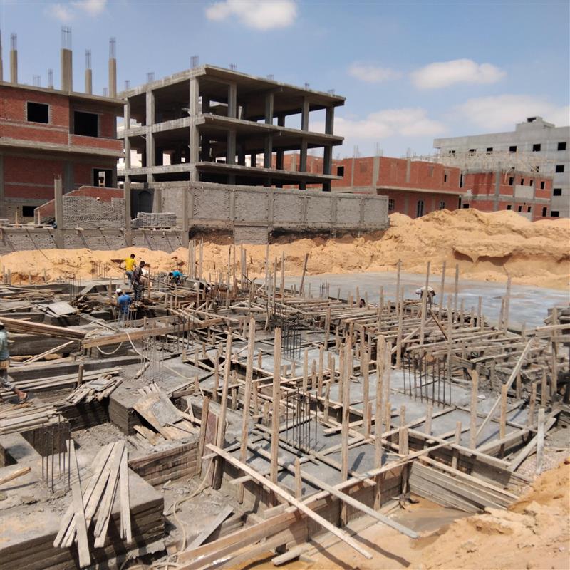 Construction stage Reinforced foundations