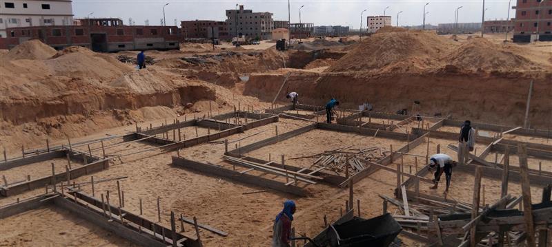 Construction stage Plain foundations