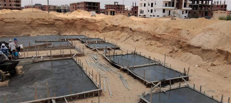 Construction stage Plain foundations