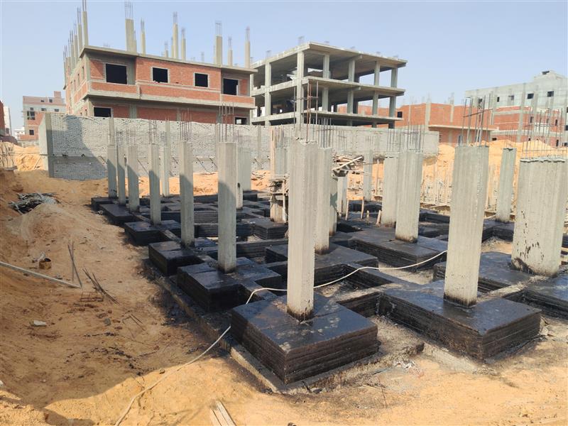 Construction stage Footings insulation