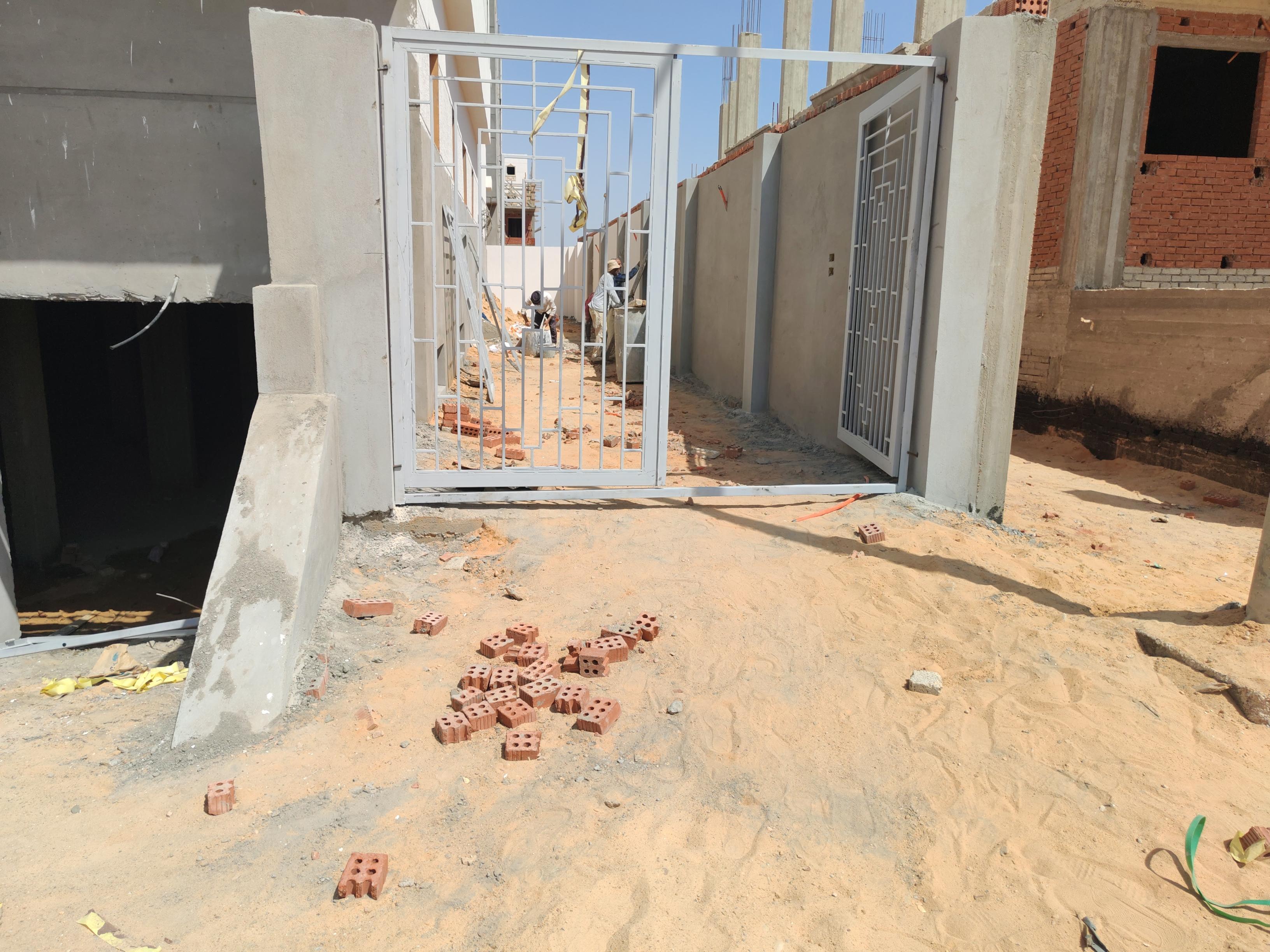 Construction stage Aluminum & glass works (Krital)