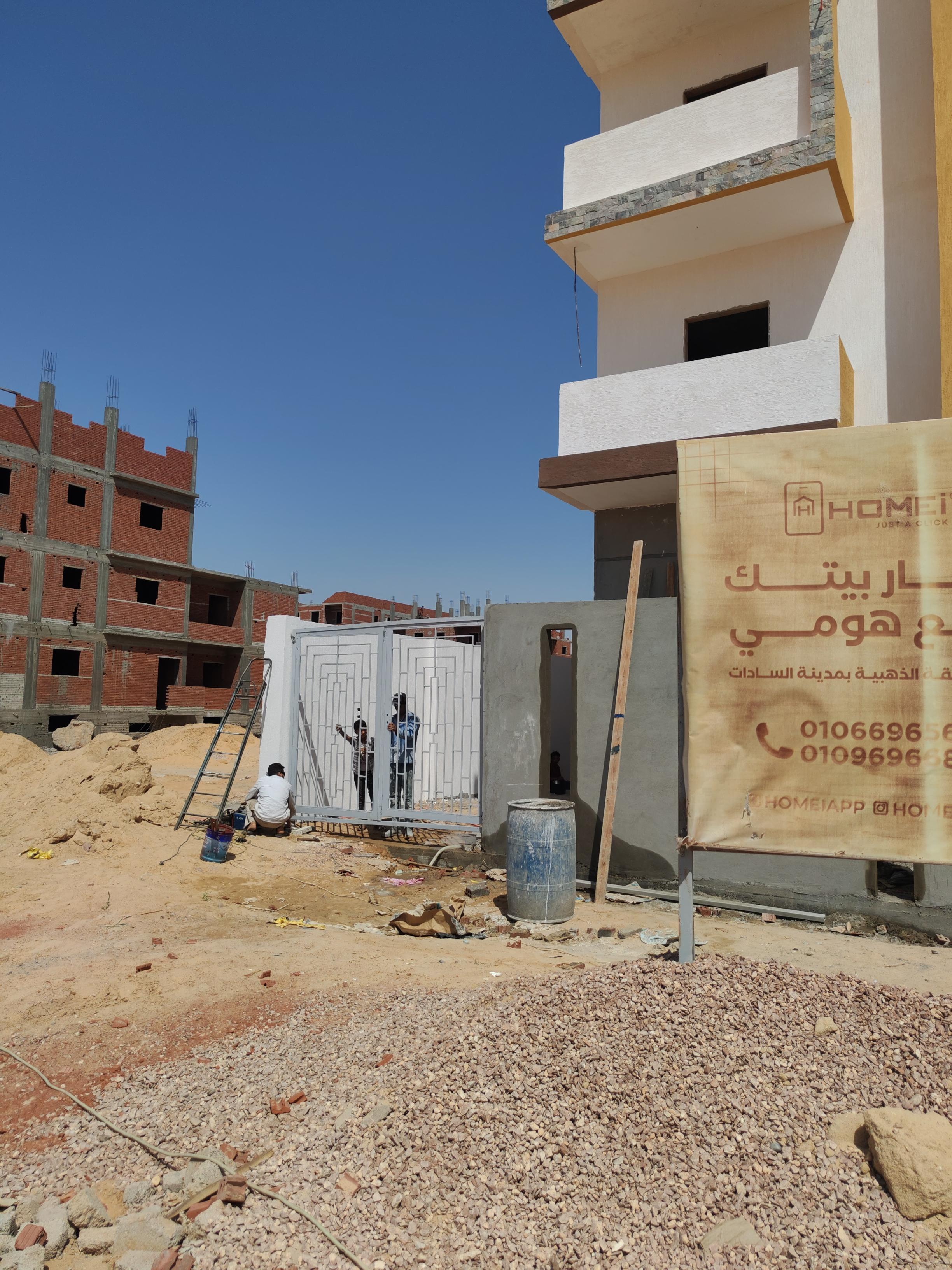 Construction stage Aluminum & glass works (Krital)
