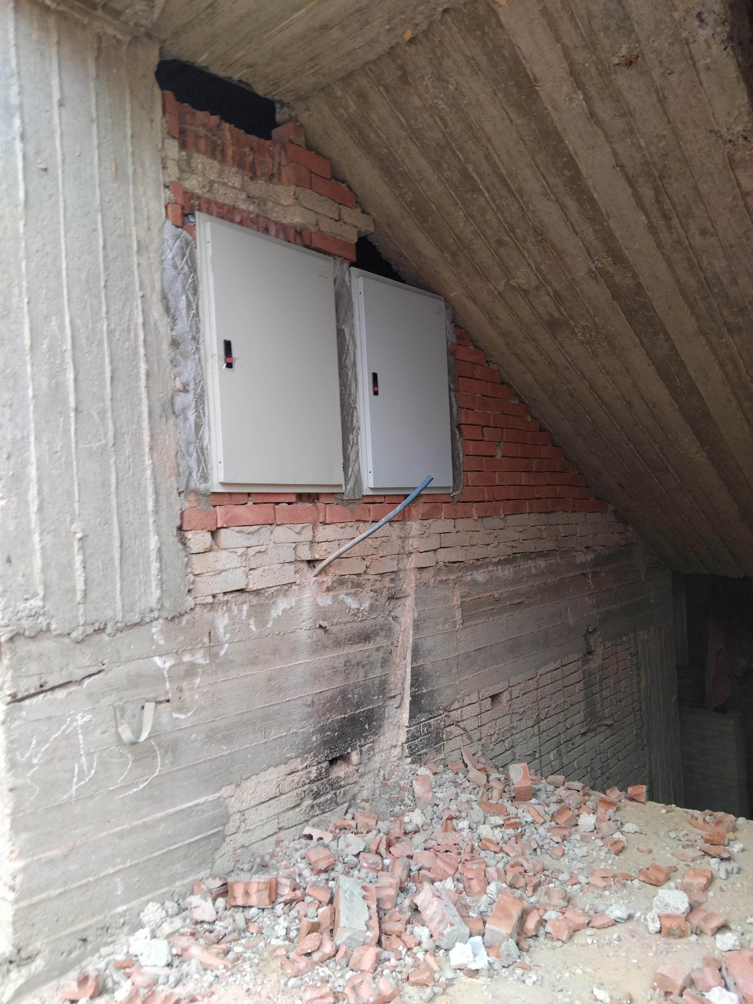 Construction stage Electrical works