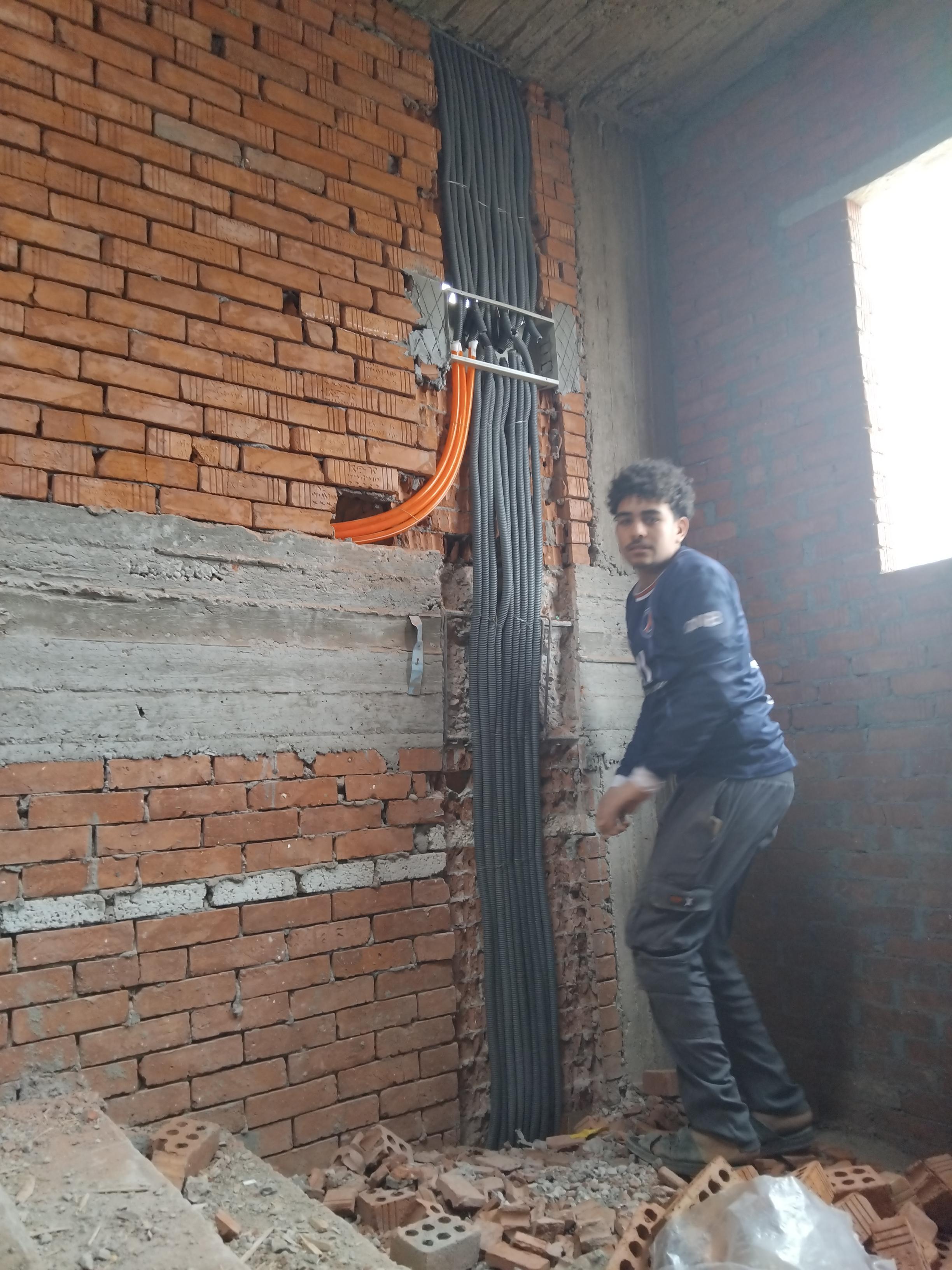 Construction stage Electrical works