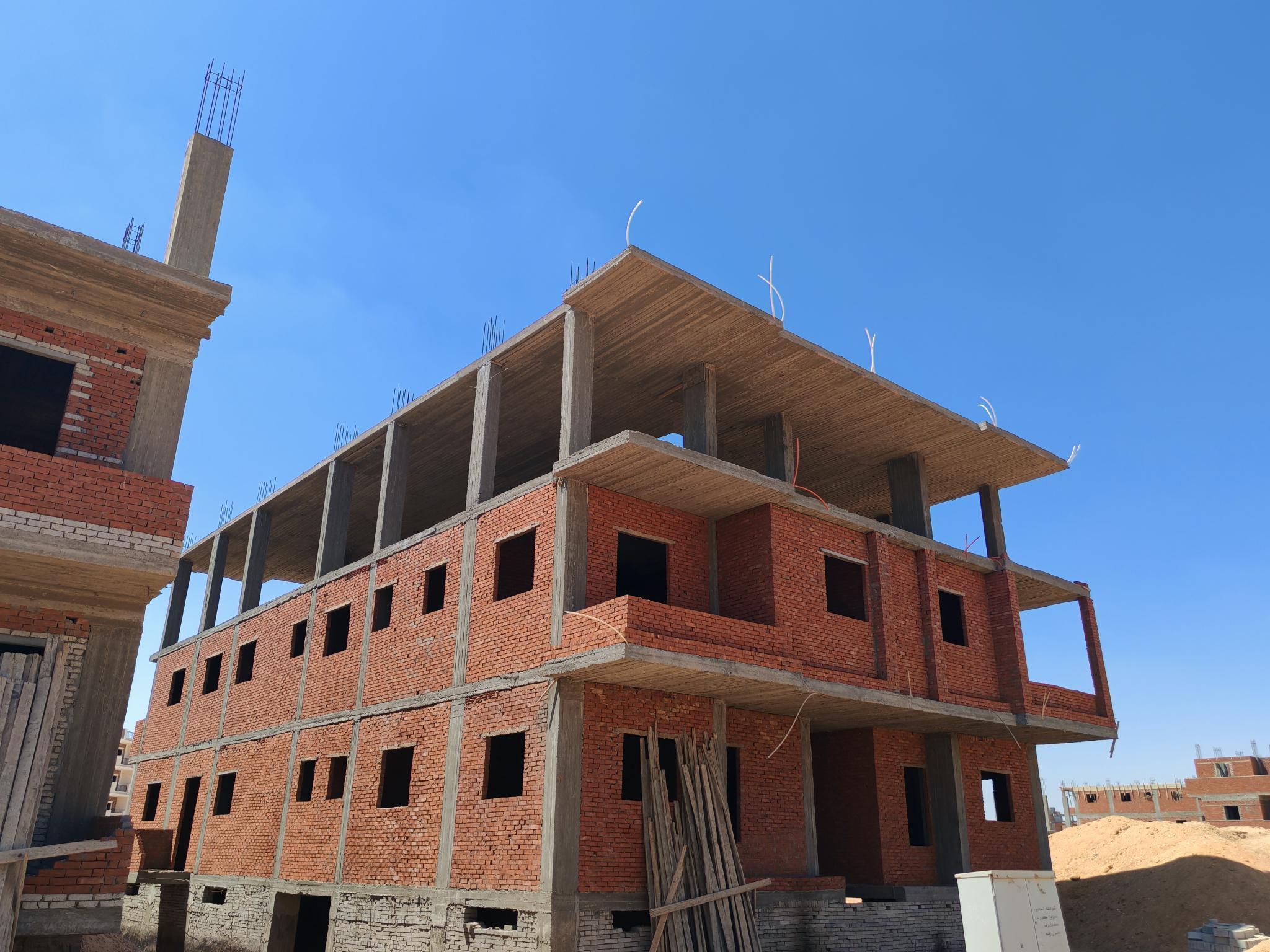 Construction stage First floor walls