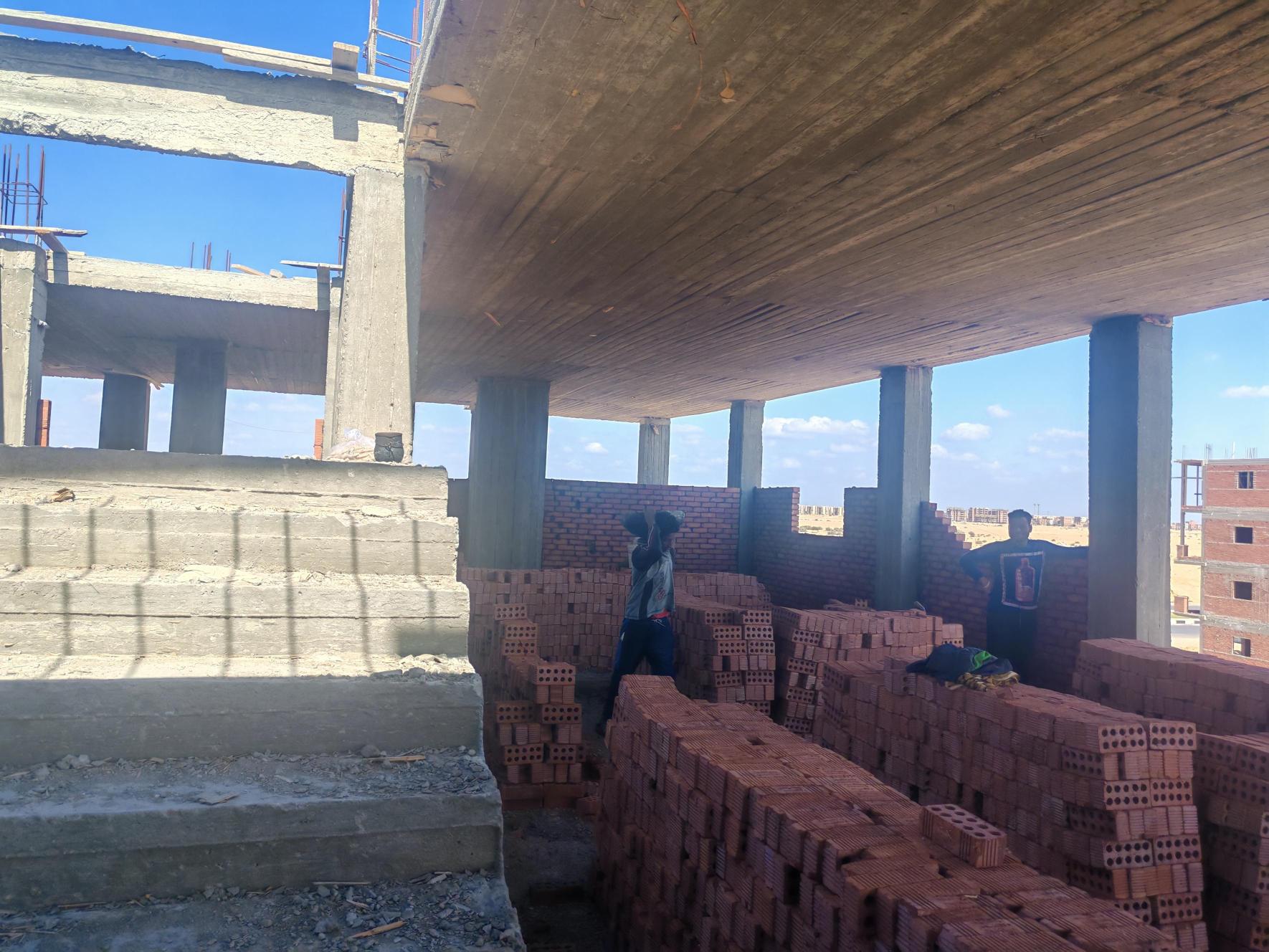 Construction stage Third floor columns