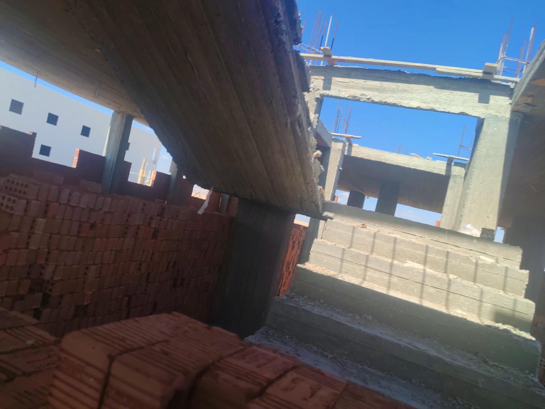 Construction stage Third floor columns