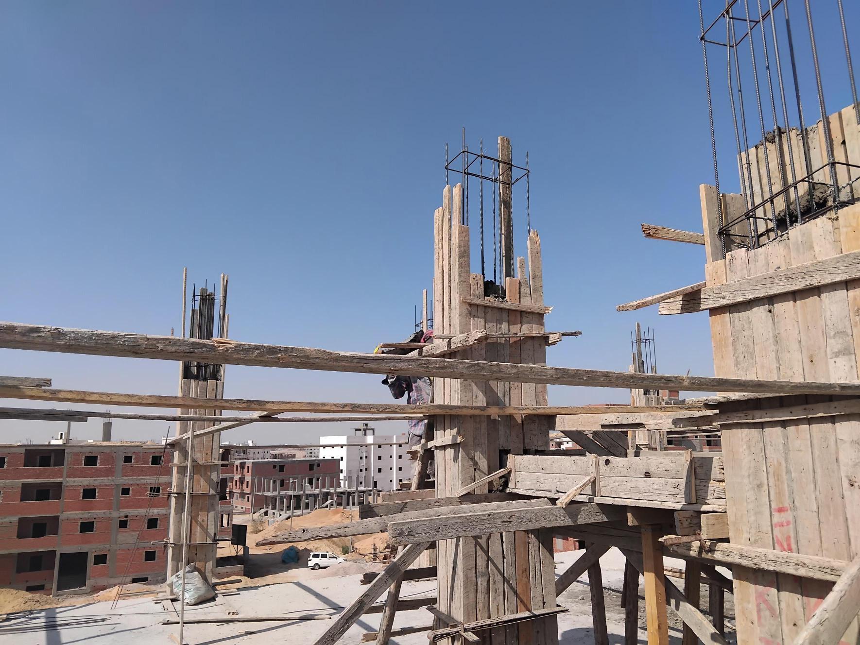 Construction stage Third floor columns
