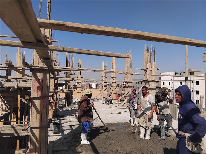 Construction stage Third floor columns